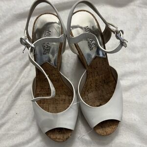 michael kors wedge‎ sandals 7.5